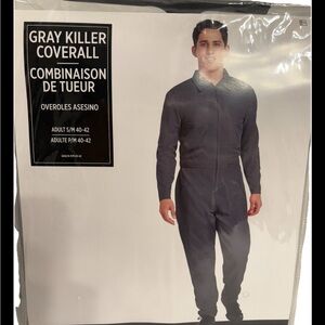Men’s Halloween costume Navy Blue Killer Coverall Men’s Adult small-medium (40-4